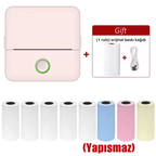 X6 Mini Taşınabilir Termal Yazıcı | Bluetooth Cep Yazıcı, Etiket & Sticker Yazıcı, Mürekkep Gerektirmeyen Termal Fotoğraf ve Not Yazıcı