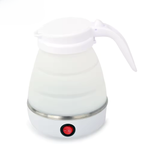 Katlanabilir Elektrikli Kettle 0.6L | Portatif Mini Su Isıtıcı, Seyahat & Ev İçin Silikon Katlanır Çay ve Kahve Isıtıcı (110-220V)