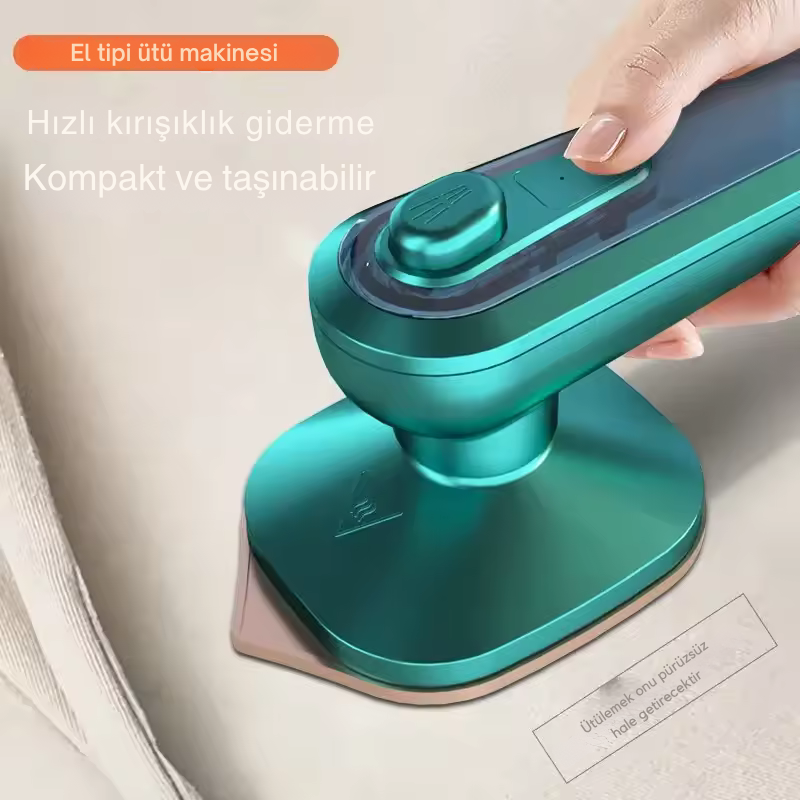 Taşınabilir Buharlı Ütü | Mini El Tipi Buhar Ütüsü, Seyahat ve Ev İçin Katlanabilir Kıyafet Düzleştirici