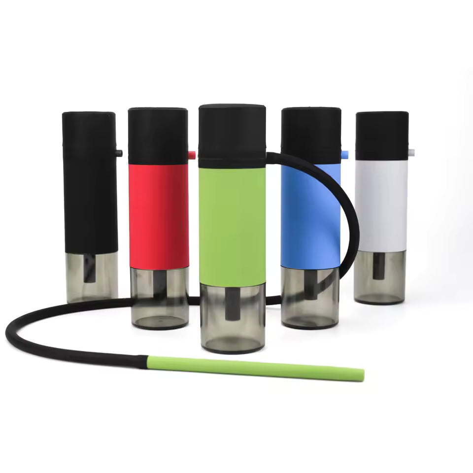 Taşınabilir Araç Nargile Seti – Mini Shisha Silikon Hortumlu, Seyahat ve Outdoor Kullanım İçin