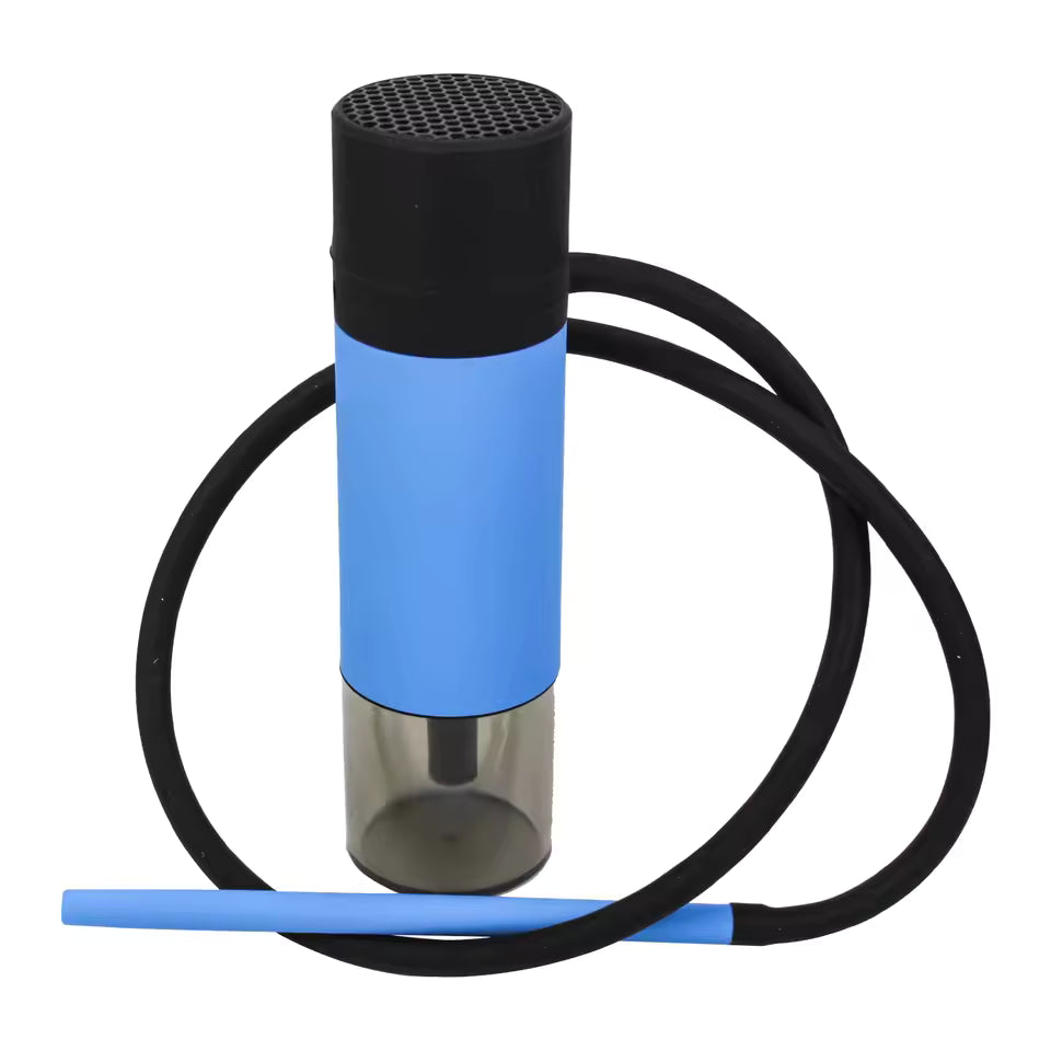 Taşınabilir Araç Nargile Seti – Mini Shisha Silikon Hortumlu, Seyahat ve Outdoor Kullanım İçin