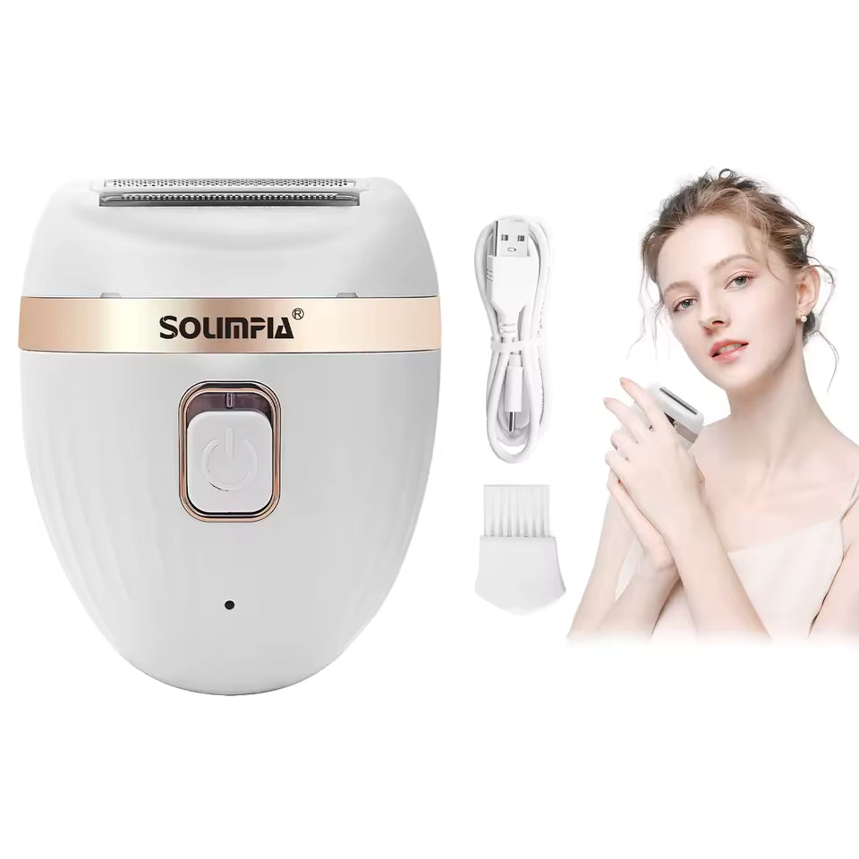 Hatteker Kadın Epilatör | Şarjlı Yüz Tüyü Temizleyici, Bikini Tıraş Makinesi ve Elektrikli Vücut Lady Shaver – Bacak, Koltuk Altı, Kol & Hassas Bölge İçin