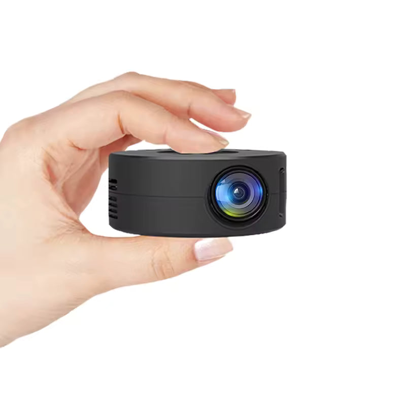 YT200 Mini LED Projektör | Taşınabilir Ev Sinema Projektörü, USB Destekli Medya Oynatıcı, iPhone & Android Uyumlu (320x180p, 100’’ Ekran)