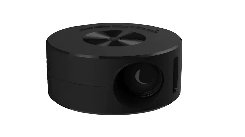 YT200 Mini LED Projektör | Taşınabilir Ev Sinema Projektörü, USB Destekli Medya Oynatıcı, iPhone & Android Uyumlu (320x180p, 100’’ Ekran)