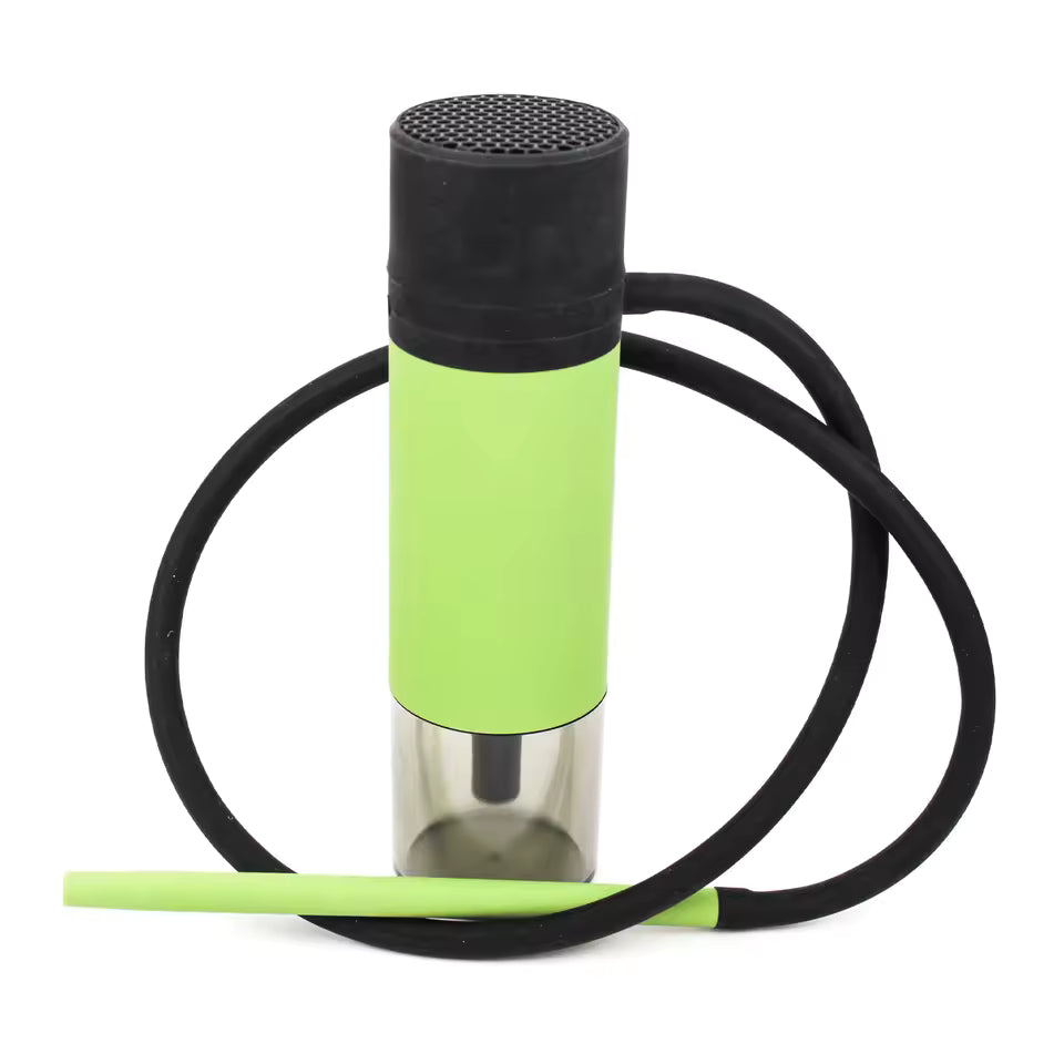 Taşınabilir Araç Nargile Seti – Mini Shisha Silikon Hortumlu, Seyahat ve Outdoor Kullanım İçin